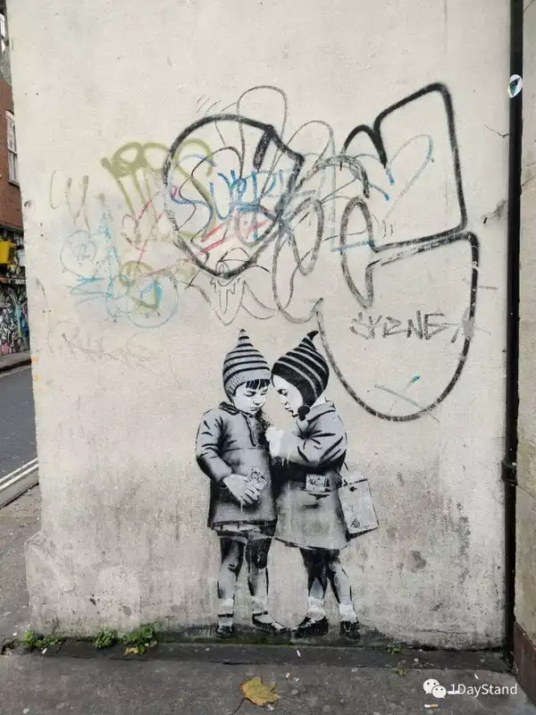 如何看待涂鸦艺术家班克西(banksy)在拍卖会上自毁作品这一行为?