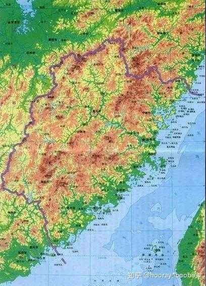 福建的地理特点是"依山傍海,九成陆地面积为山地丘陵地带,被称为"八