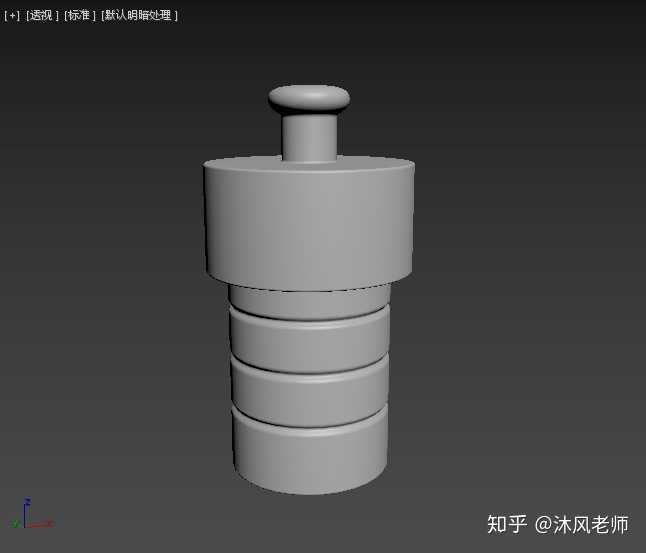 主要是应用了3dmax的"车削"修改器: 1.