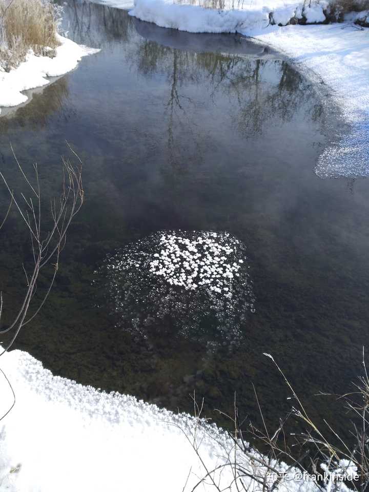 零下三十度不冻温泊,请注意是冷泉,不是温泉