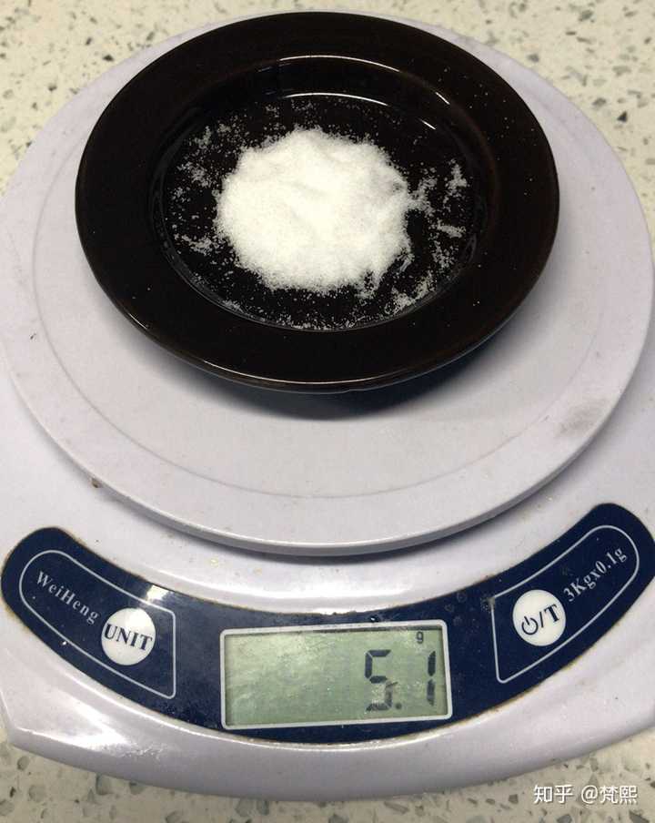 显而易见,5.1g的盐只是我们常说的"一小撮"而已.