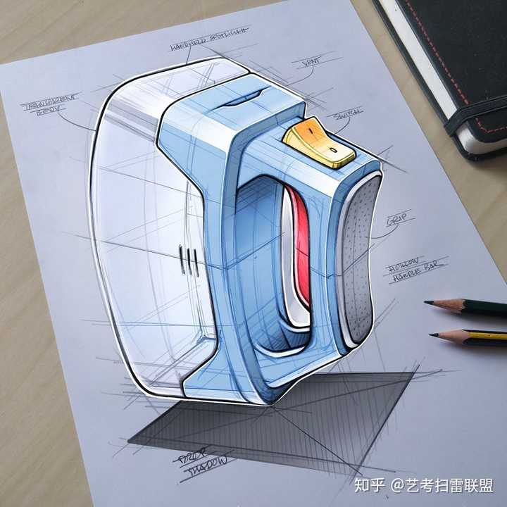 素描可以用马克笔上色吗?