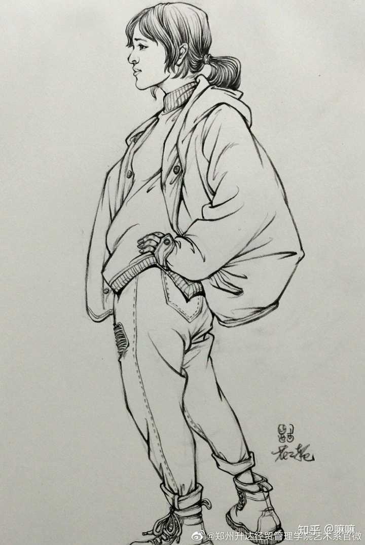 有哪些好看的速写.