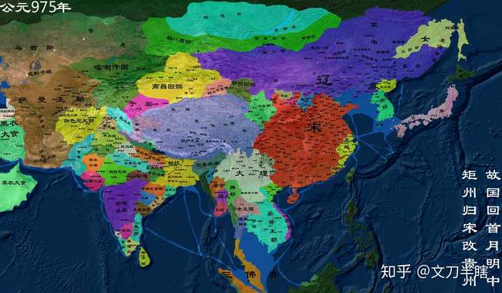 (图片源自追学网公元960年五代十国地图【中国古代地图】_中国历史网)