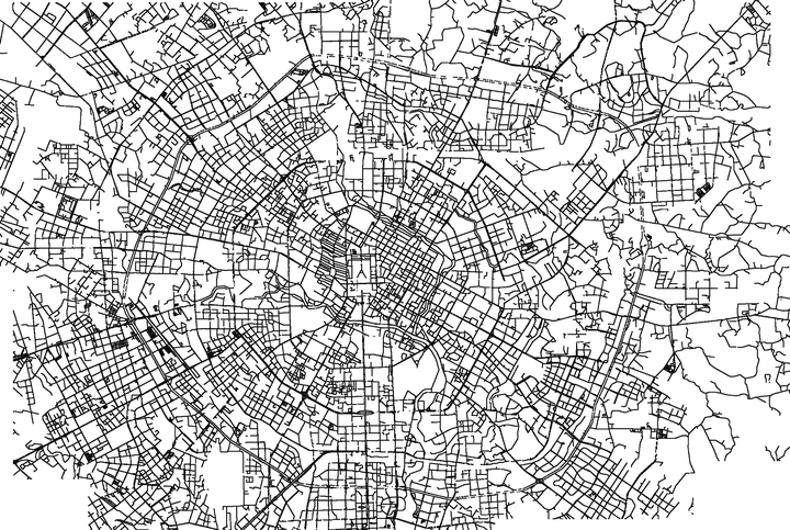 如何制作属于自己的黑白线稿地图装饰画?