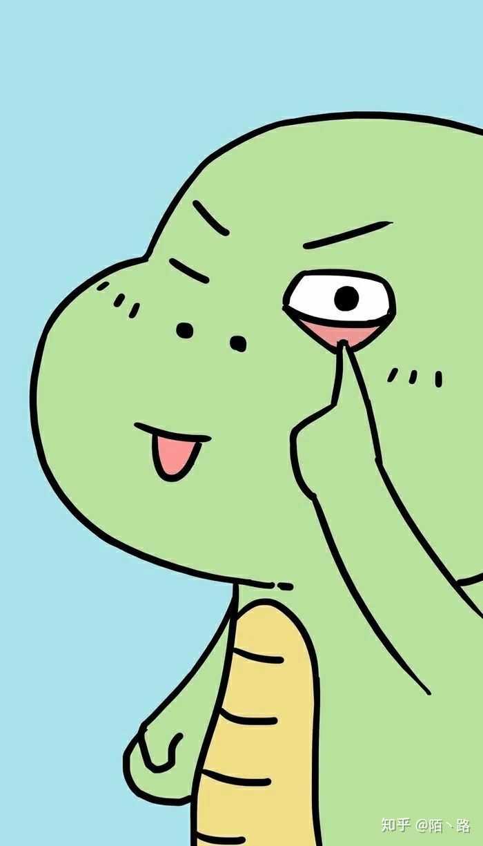 有没有这种抠鼻屎小恐龙类似的憨憨的表情包呀!