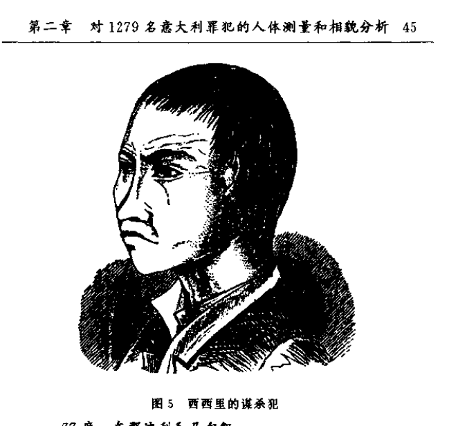 总之就是说,根据天生犯罪人理论,有时候人们常说的"一看就像个坏人"