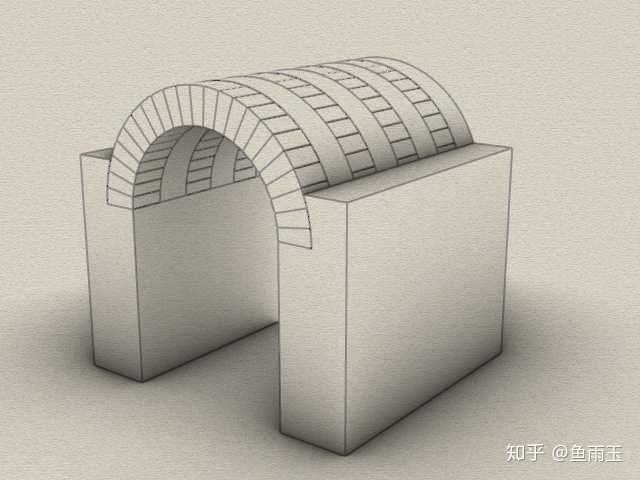 砖券混凝土筒拱