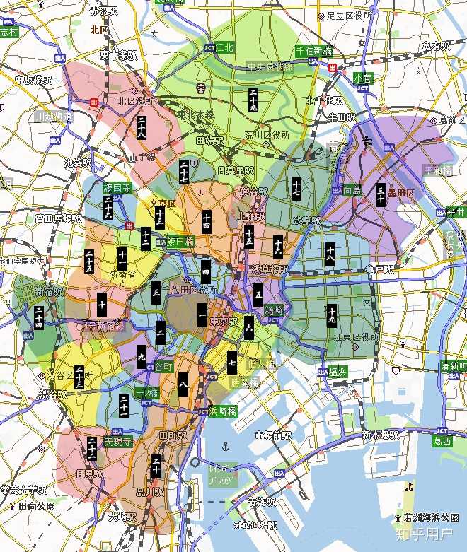 日本江户时代的江户城地图〔1700年至江户末期〕?