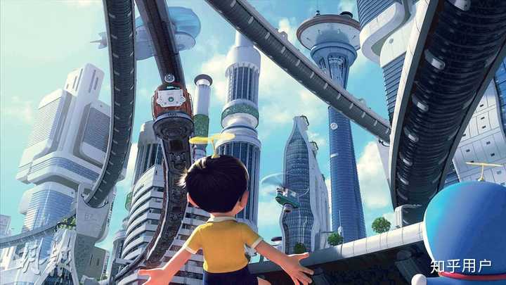 集)的叶子画风 云图(星美所在的未来城市)的城市规划 再来点天空之城