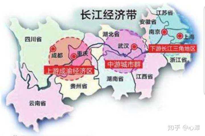 长江经济带长三角经济地带已经上升到国家层面了.安徽