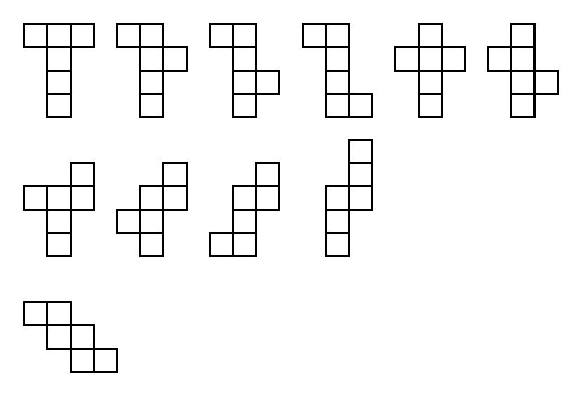 如何用一张a4纸 完成正方形图形组合?
