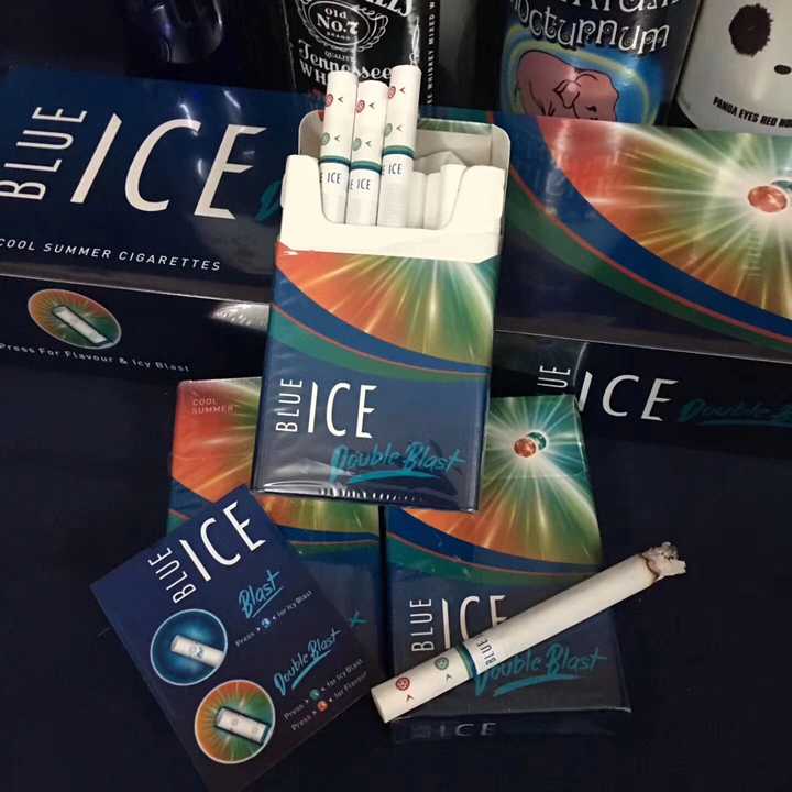 ice细支暴风蓝莓爆珠4mg 非常酷炫 peel 苹果爆 这个又好看又便宜