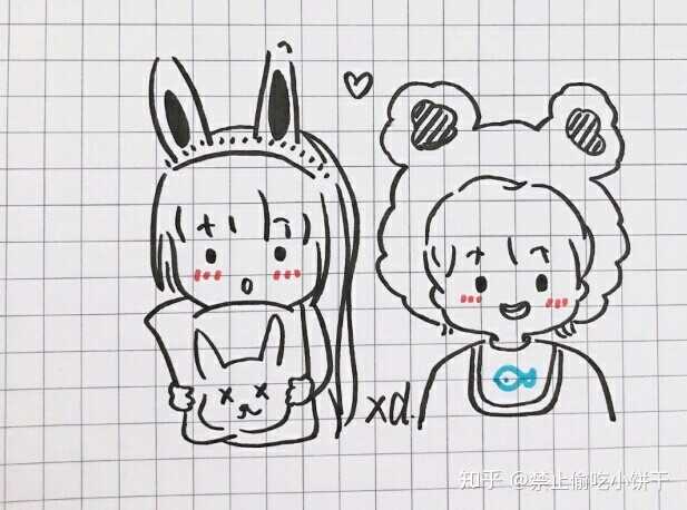 有什么可爱小清新的手帐简笔画?
