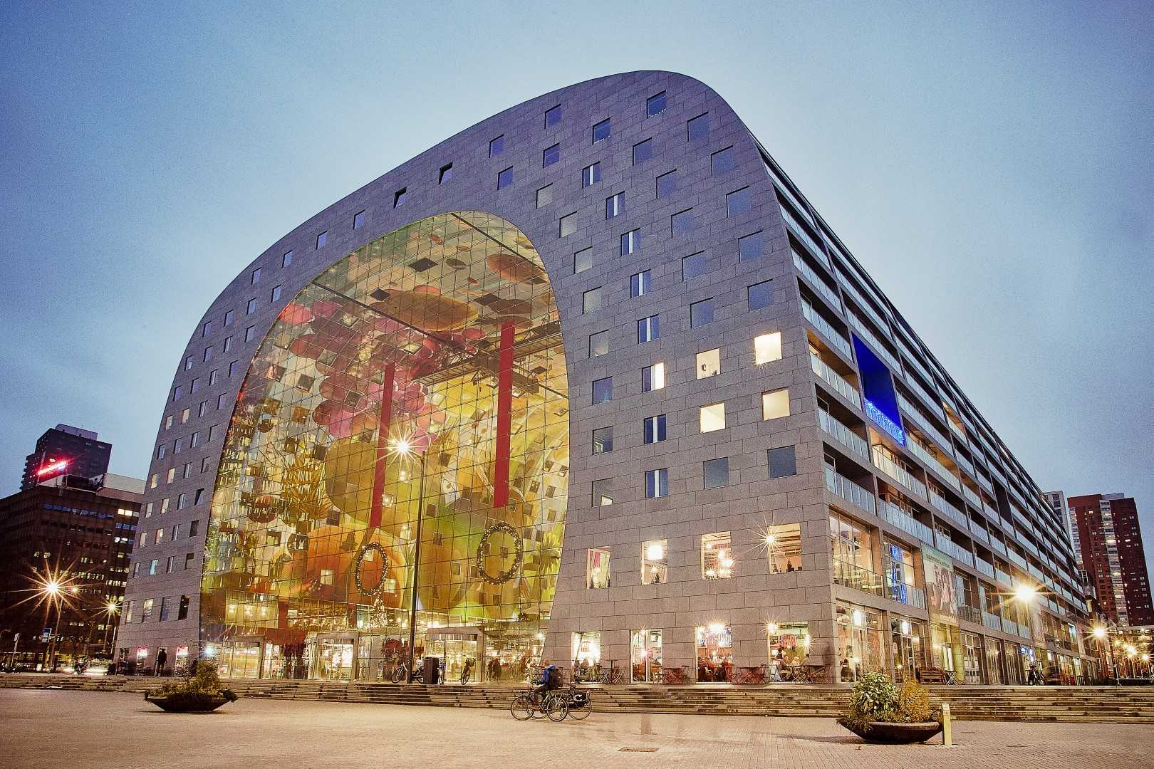 旅行笔记# 有名的菜市场很多,但像荷兰鹿特丹的 markthal(market