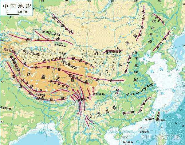 日本传统社会 在自然地理条件上,与中国中原地带的 大河冲积平原与低