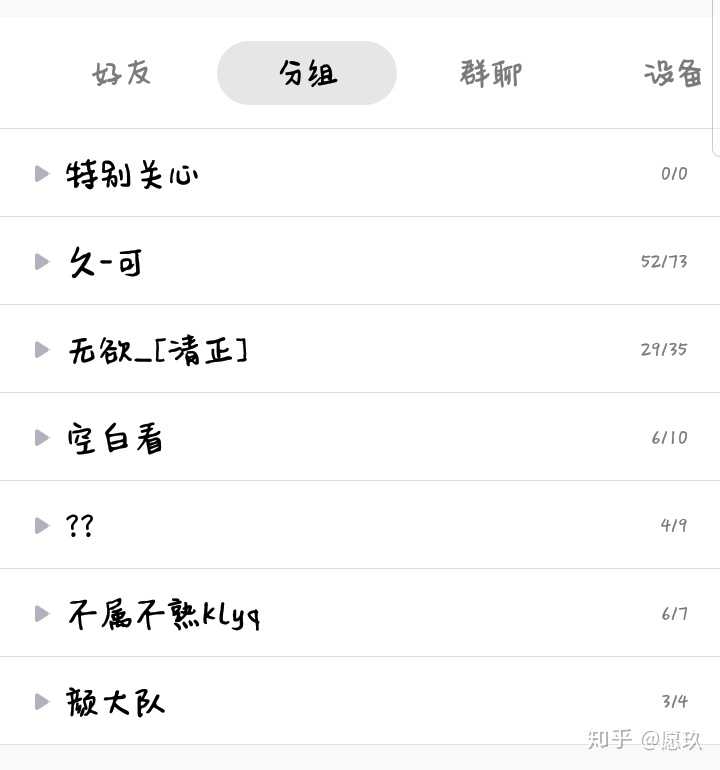 可以分享一下你们的qq分组吗?