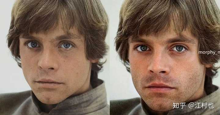 请指出图中的mark hamill (卢克) 和 sebastian stan (冬兵)