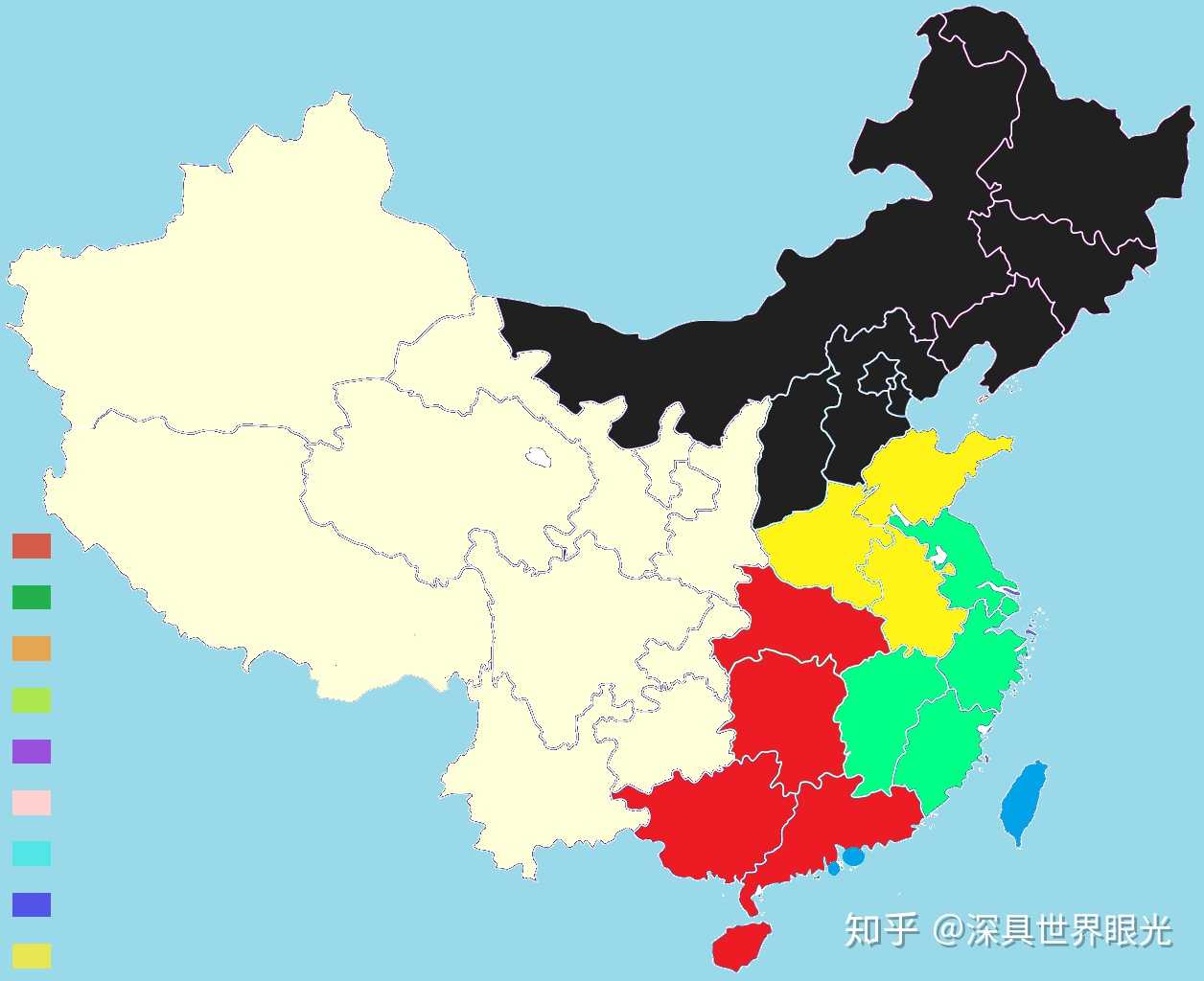 7亿左右 2,为了方便,"皖北 苏北"是用安徽省数据代替的 3,gdp排名与图片