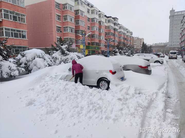 黑龙江内蒙古吉林多地突降暴雪,齐齐哈尔发布暴雪红色