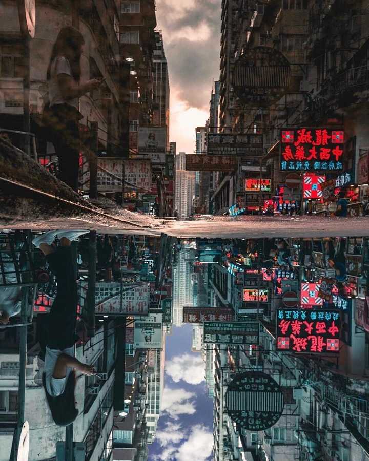 有没有"大雨让整座城市颠倒"的照片?