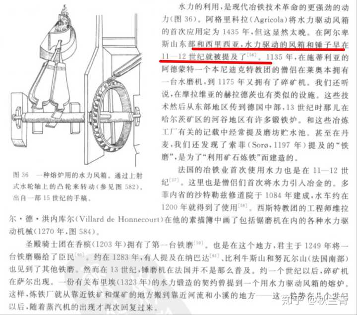 世纪欧洲水力锻锤既然设计原理一样 为什么中国没把它用于锻造领域?