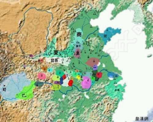 5;面积指数:4.95 玫儿曰:商朝的疆域,仅限于黄河下游.