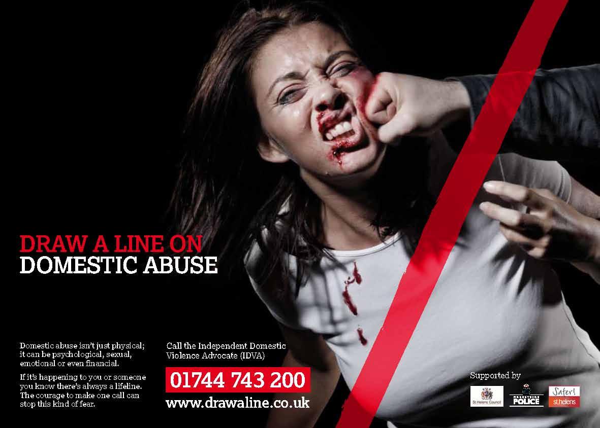 急求一个反对家庭暴力的广告,有什么好的提议