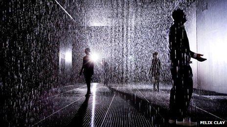 不知道这样贴图片算不算侵权?the rainroom.