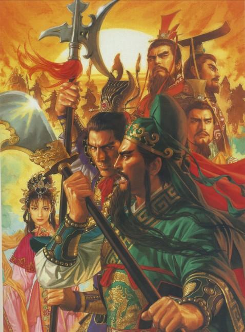 长野刚先生的三国志插画