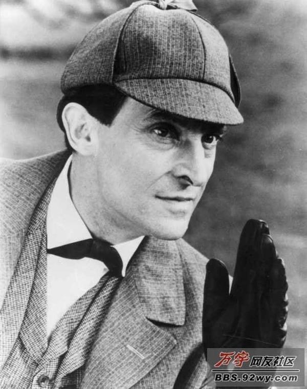 布雷特(jeremy brett 有的作品年代太久了,我就举几个例子 福尔摩斯