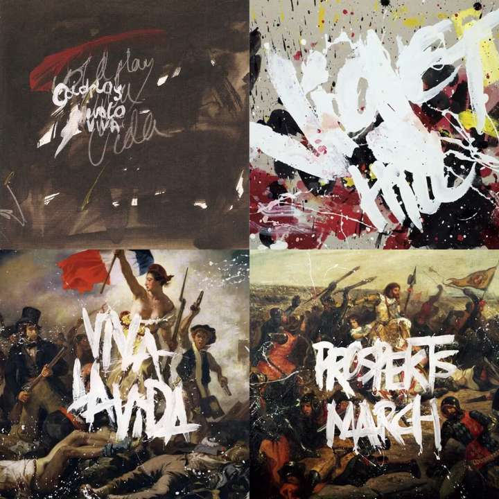 vivalavida封面,vivalavida封面画 喷溅字体系列(一部分) 2008 - violet hill 2008 - viva la vida