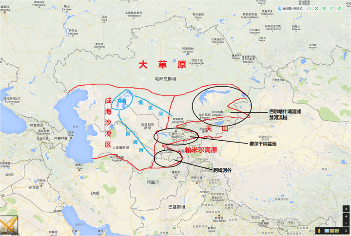为什么中亚五国的首都(前首都)都距国境线这么近?