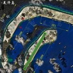 美济礁机场即美济岛机场:是中国在美济礁里的人工岛美济岛上建设的