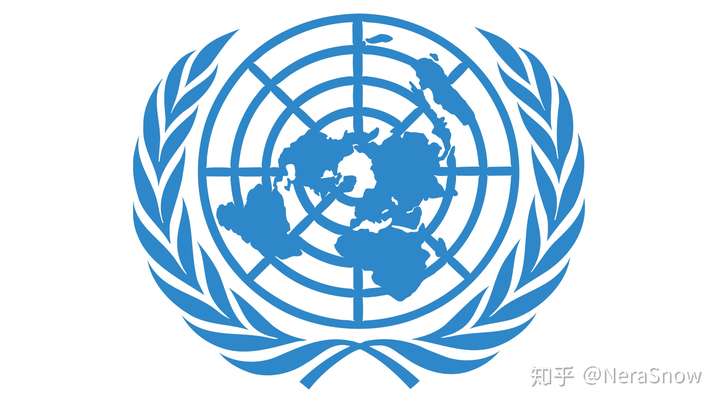 北极的有个现成的,联合国徽章 一个世界地图 徽章的设计是"一张以