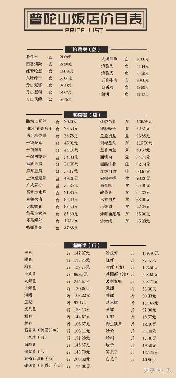 官方回应「普陀山景区 1900 元天价便饭:菜品明码标价,点菜时已与