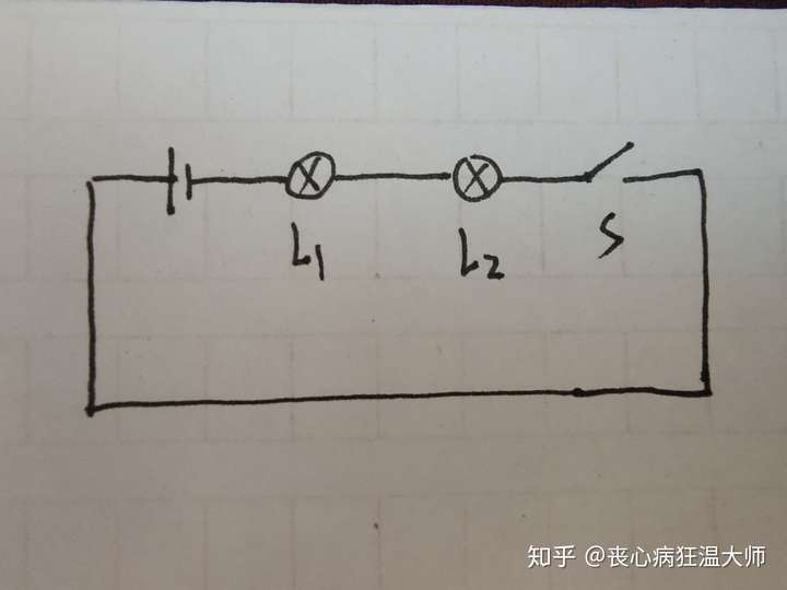初中电学等效电路图?
