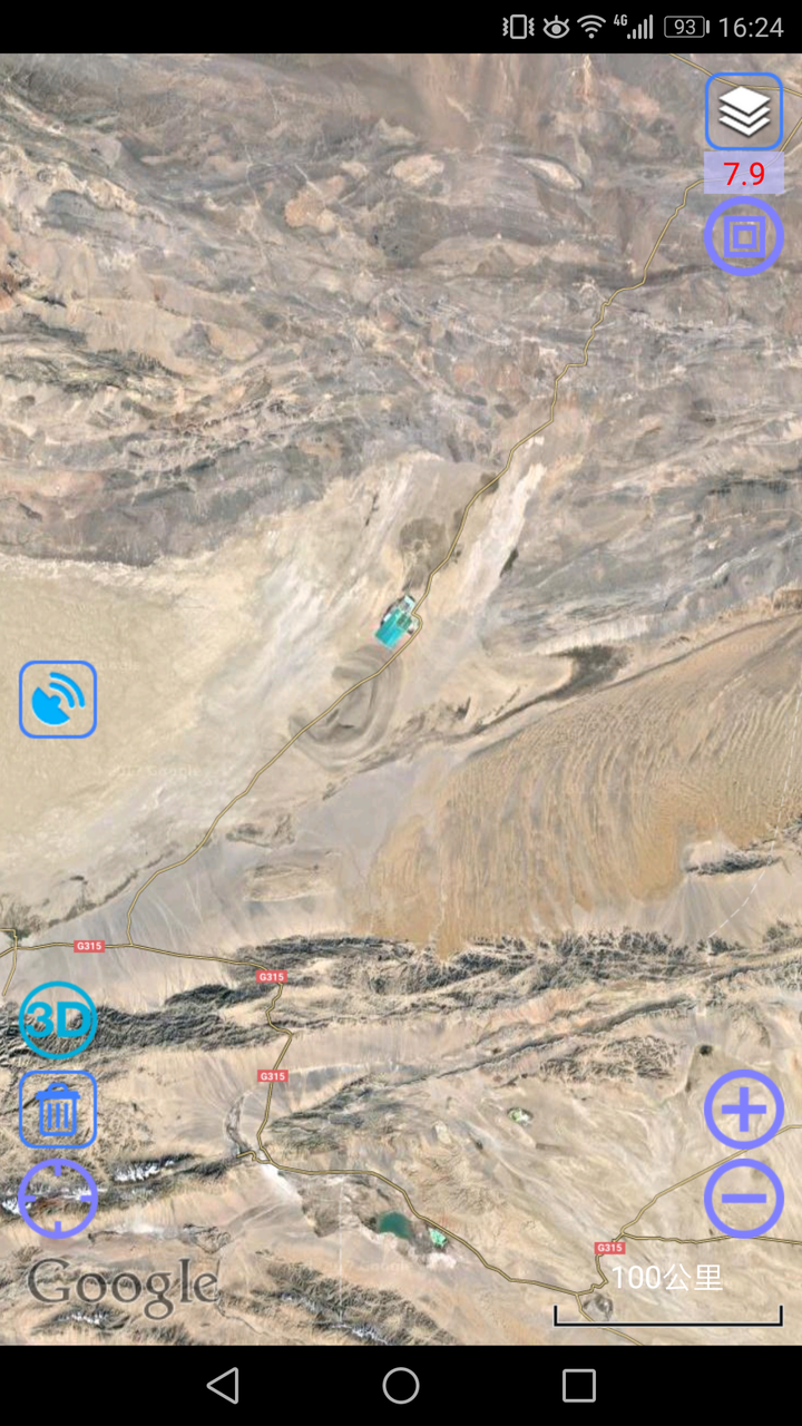 卫星地图上,罗布泊地区有一片绿色的东西,是什么?