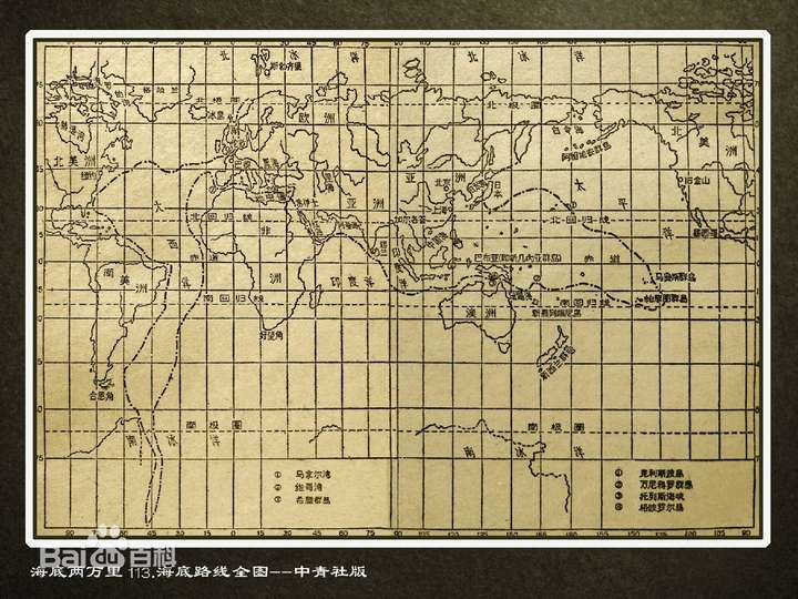 求海底两万里鹦鹉螺号航海图?