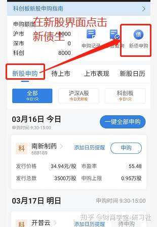 新债申购,打新债和打新股一样,是通过股票账户完成的