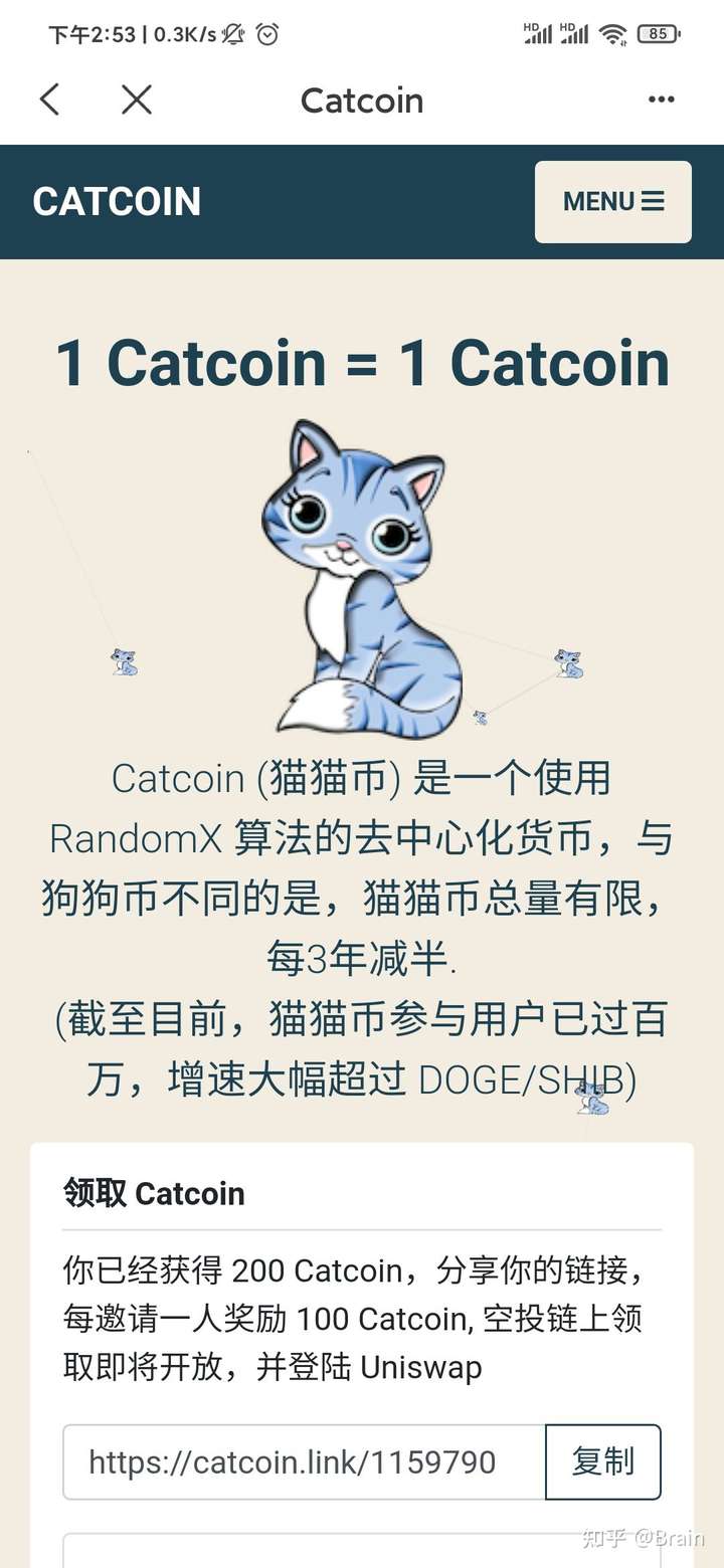 猫猫币catcoin怎么样?值得入手嘛?