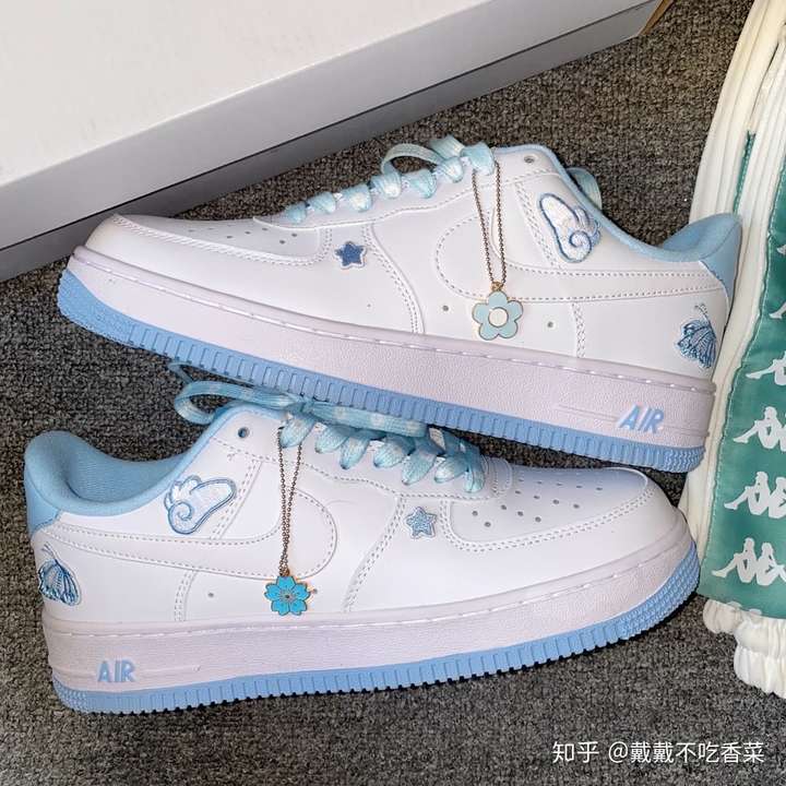 nikeairforce1耐克空军一号天空蓝白蓝af1男女鞋莆田鞋