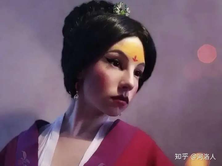 尤其是剧中木兰的"额黄妆"