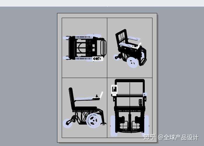 产品设计中的平面比例三视图(如图)爆炸图(如图)如何绘制,是用什么