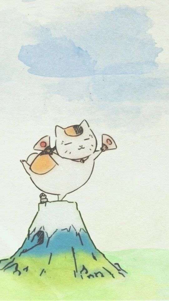 好想要猫咪老师和夏目的壁纸头像!