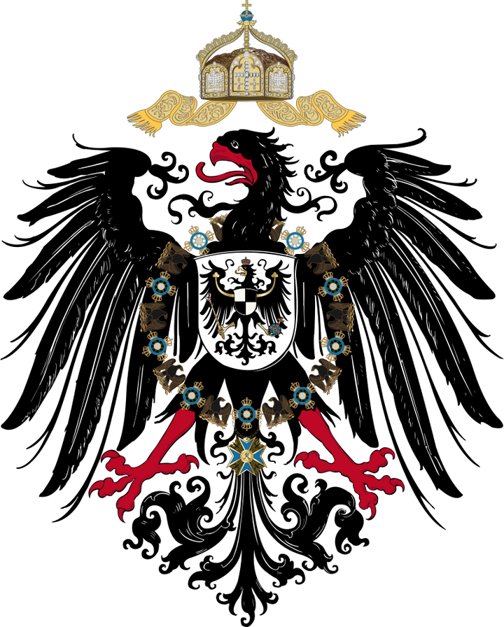 崩盘的第二帝国,一战后魏玛政府和二战后联邦德国使用的黑鹰国徽不同