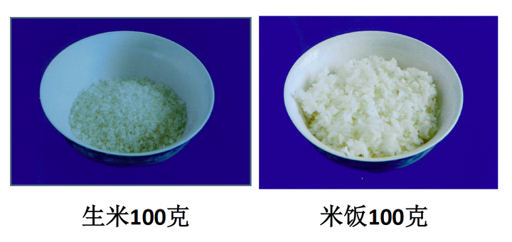 食堂中的米饭重量中所谓的一两米饭是指一两米还是一两饭