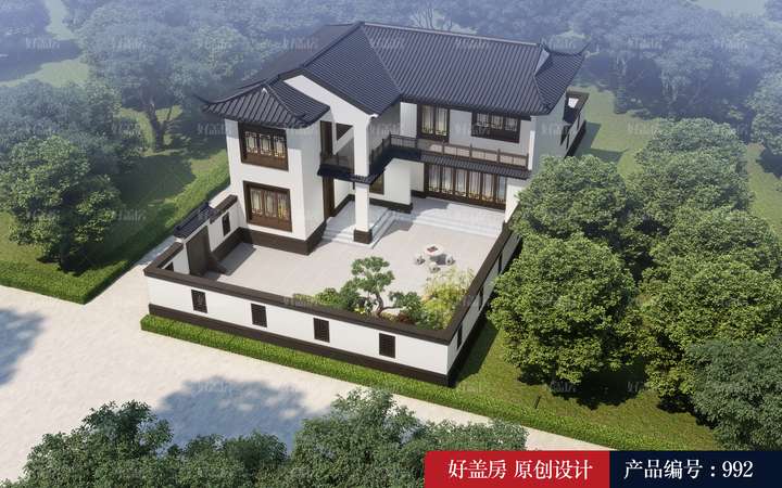 自建农家小院设计图