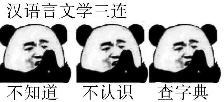 有哪些关于中文系(汉语言文学专业)的表情包?