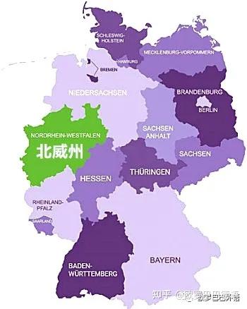 1 北威州 (北莱茵-威斯特法伦州)德国总共有16个联邦州,各州的经济